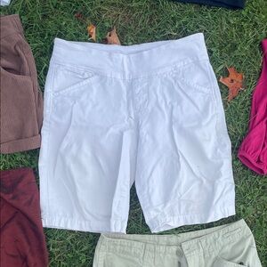 Women's White Shorts